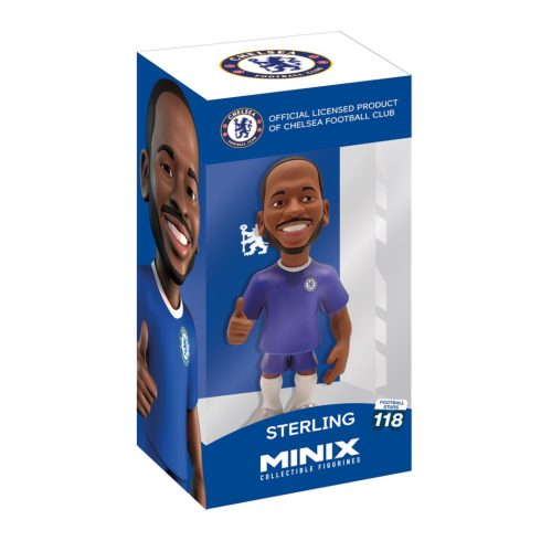 Minix 118 Football Stars - Chelsea Sterling gyűjthető Focista figura 12cm