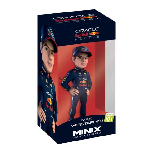 Minix 101 Sports - Max Verstappen Formula 1 gyűjthető Autóversenyző figura 12cm