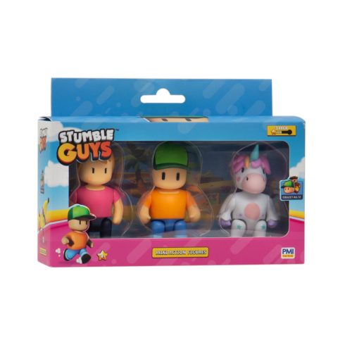 P.M.I. Stumble Guys 3 darabos mini Figura szett