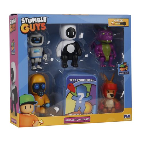 P.M.I. Stumble Guys S2 6 darabos mini deluxe figura szett - B verzió