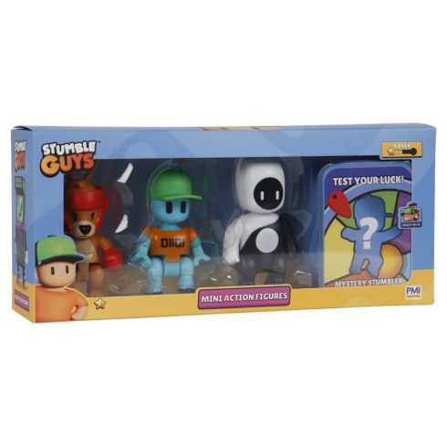 P.M.I. Stumble Guys S2 4 darabos gyűjthető mini figura szett - C Verzió