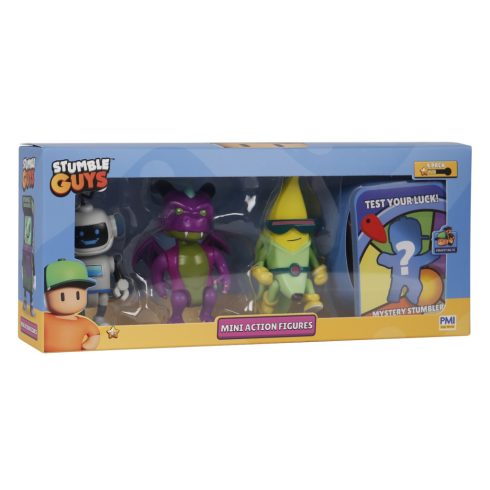 P.M.I. Stumble Guys S2 4 darabos gyűjthető mini figura szett - B Verzió