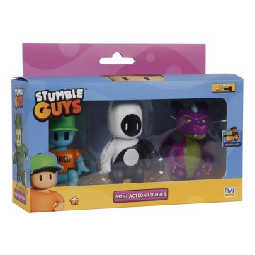   P.M.I. Stumble Guys S2 3 darabos gyűjthető mini figura szett - C Verzió