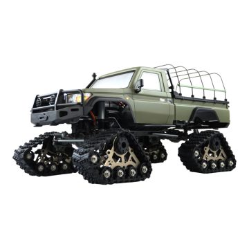   Amewi RC AMXRock RCX10BTS Crawler Lánctalpas távirányítós Terepjáró 1:10 - Khaki (Akku nélkül)