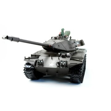   Amewi RC Panzer Walker Bulldog távirányítós Tank Világítással és Lövés funkcióval - Olívazöld