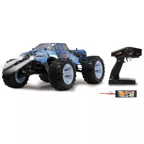 Jamara Tiger Ice Távirányítós Monster truck autó LED fénnyel 1:10 - Kék