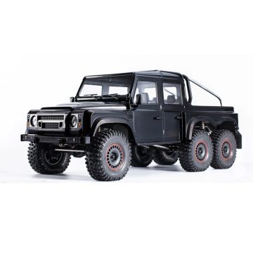   Amewi RC AMXRock Crawler 6x6 Pickup Off Road Távirányítós terepjáró 1:10 - Fekete