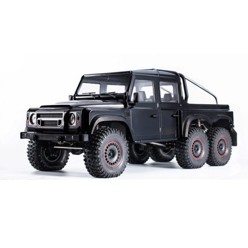 Amewi RC AMXRock Crawler 6x6 Pickup Off Road Távirányítós terepjáró 1:10 - Fekete