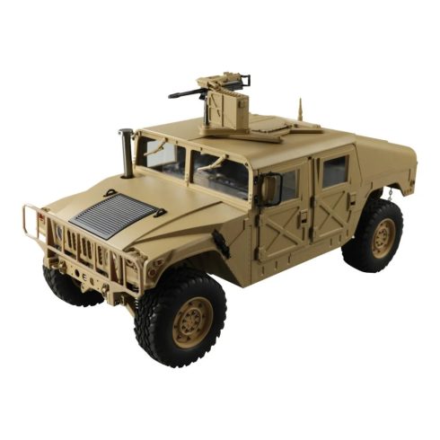 Amewi RC US Truck 4x4 HUMVEE Távirányítós RTR Terepjáró 1:10 - Barna