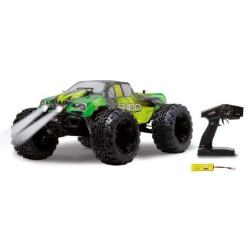   Jamara Shiro Távirányítós Monster Truck LED fénnyel 1:10 - Zöld