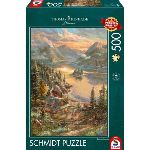 Schmidt Spiele Thomas Kinkade Studios Pompa a tóparton 1000 darabos puzzle