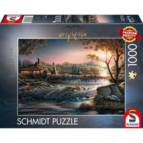 Schmidt Spiele Terry Redlin Fények a pusztában 1000 darabos puzzle