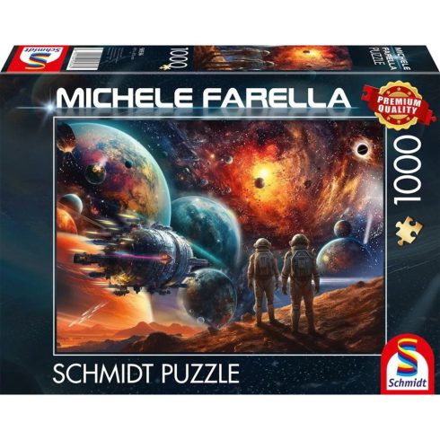 Schmidt Spiele Michele Farella Utazás az űrbe 1000 darabos puzzle