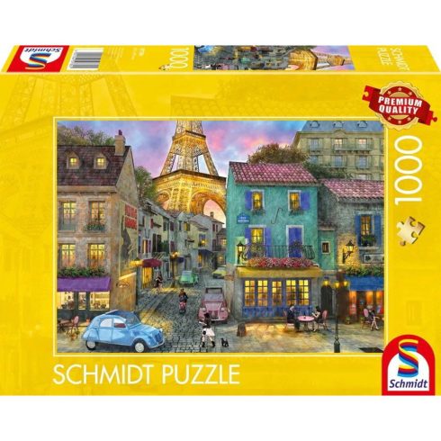 Schmidt Spiele Párizs utcáin 1000 darabos puzzle