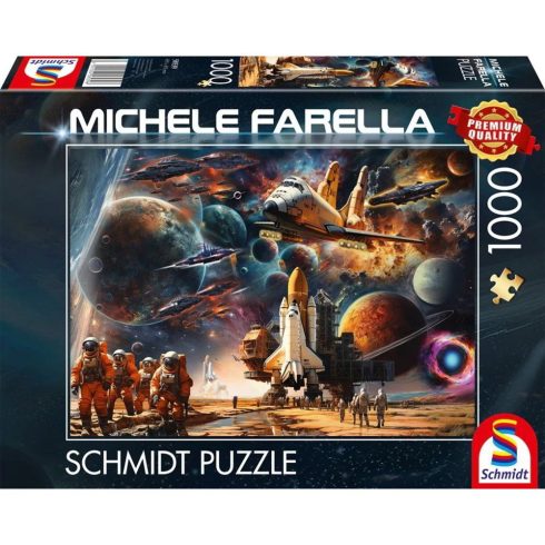 Schmidt Spiele Michele Farella Utazás távoli galaxisokba 1000 darabos puzzle