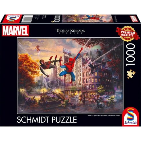 Schmidt Spiele Thomas Kinkade Studios Marvel A végső szövetség 1000 darabos puzzle