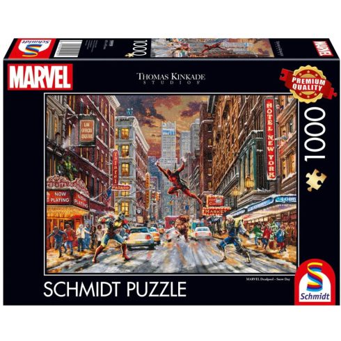 Schmidt Spiele Thomas Kinkade Studios Marvel A Hó napja 1000 darabos puzzle