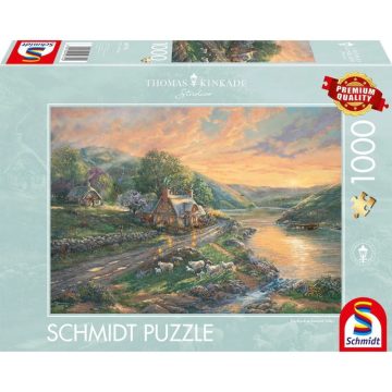   Schmidt Spiele Thomas Kinkade Studios Hajnal a Smaragd-völgyben 1000 darabos puzzle