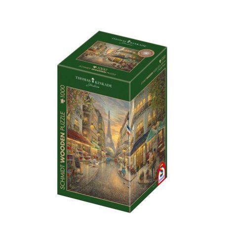 Schmidt Spiele Thomas Kinkade Studios Festői Párizs 1000 darabos fa puzzle