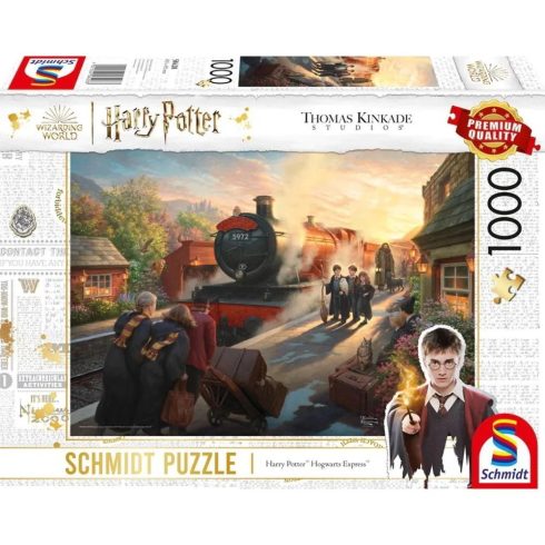 Schmidt Spiele Thomas Kinkade Studios Harry Potter Roxfort Expressz 1000 darabos puzzle