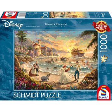   Schmidt Spiele Thomas Kinkade Studios Disney A kis hableány 1000 darabos puzzle