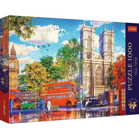 Trefl Premium Plus Tea Time London - 1000 darabos puzzle