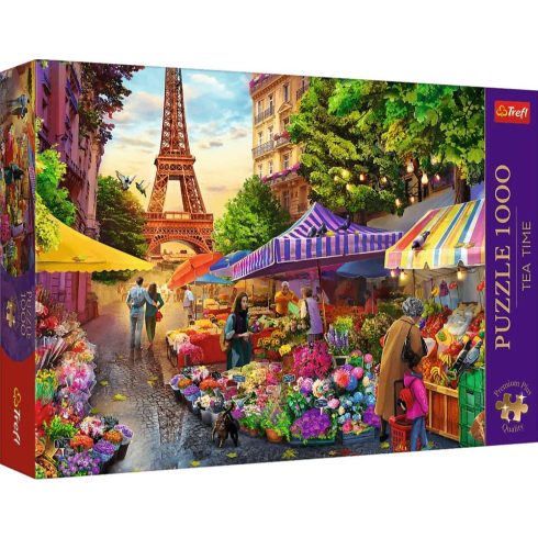 Trefl Premium Plus Tea Time Párizs - 1000 darabos puzzle