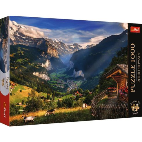 Trefl Premium Plus Photo Odyssey Lauterbrunnen-völgy - 1000 darabos puzzle