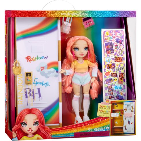 MGA Entertainment Rainbow High Baba zárható szekrénnyel