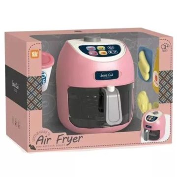   Manyuk Toys Forrólevegős sütő hang- és fényhatásokkal - Színváltó ételekkel - Rózsaszín