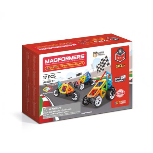 Magformers Transform Wheel 17 darabos Mágneses Építőjáték