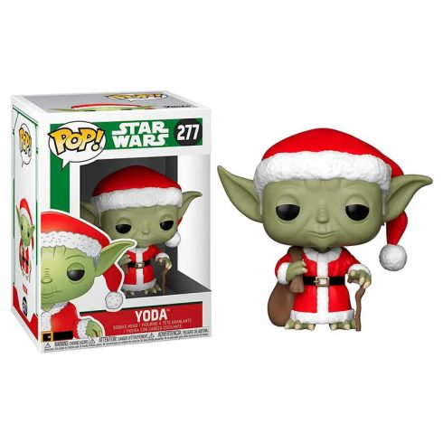 Funko POP! 277 Holiday Bobble Star Wars - Santa Yoda figura 8cm