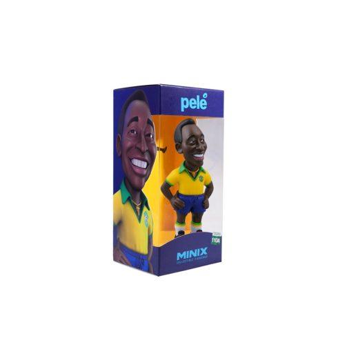 Minix Brazília - Pelé gyűjthető focista figura sárga mezben 12cm