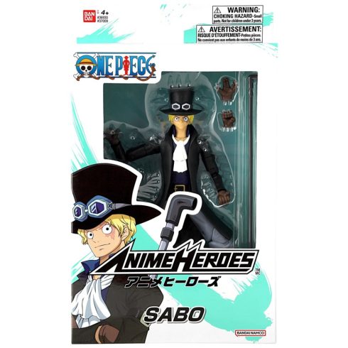 Bandai Anime Heros One Piece - Sabo gyűjthető anime figura 17cm