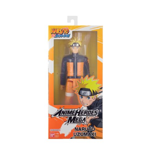 Bandai Anime Heroes Mega Naruto - Uzumaki Naruto gyűjthető anime figura 30cm