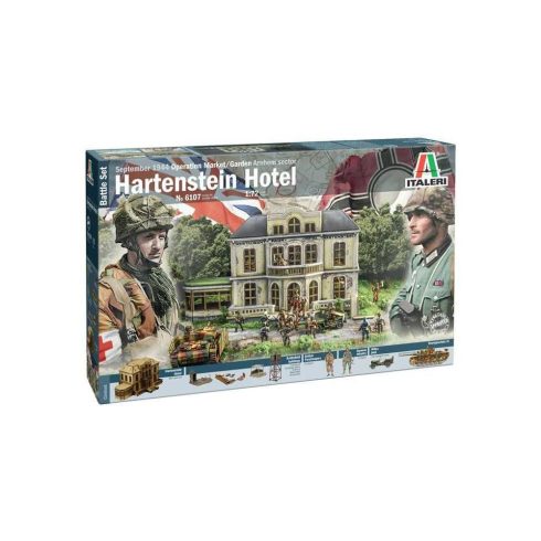 Italeri Hartenstein Hotel Műanyag makett 1:72