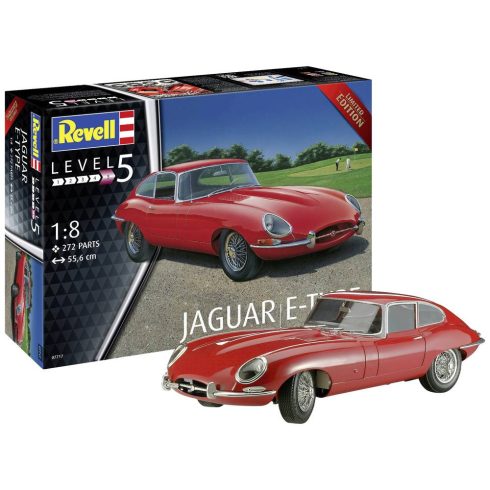 Revell 07717 Jaguar E Type autó műanyag makett 1:8