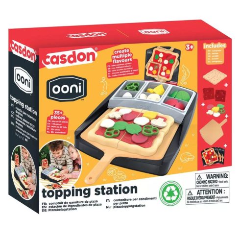 Casdon 35+ darabos pizzasütő játékkészlet
