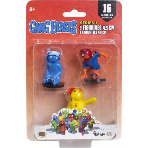 Gang Beasts 3 darabos Figura csomag