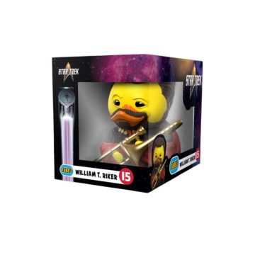   Numskull Tubbz Boxed Star Trek - William T. Riker gyűjthető Gumikacsa figura 9cm