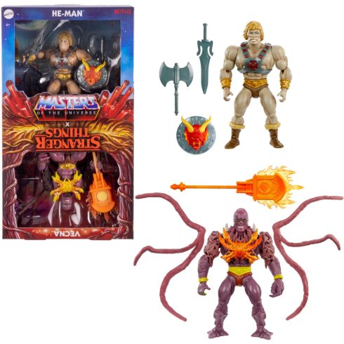 Mattel Masters of the Universe Origins Stranger Things Doppelpack - He-Man és Vecna figura