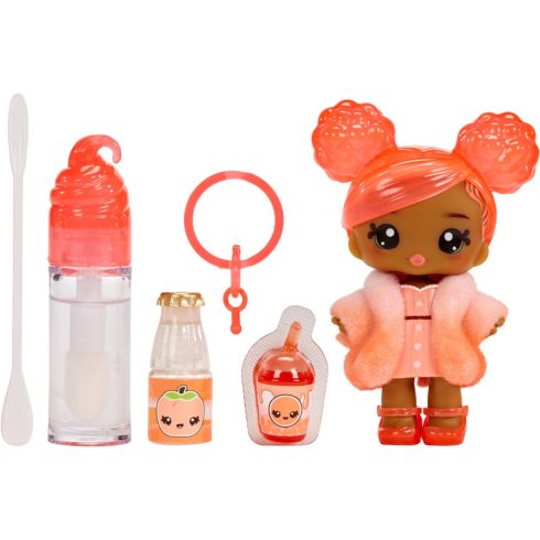 MGA Entertainment Yummiland Lipgloss Doll Piper Peach Baba 10cm