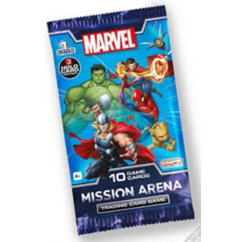 Marvel Mission Arena 10 darabos gyűjthető kártyacsomag