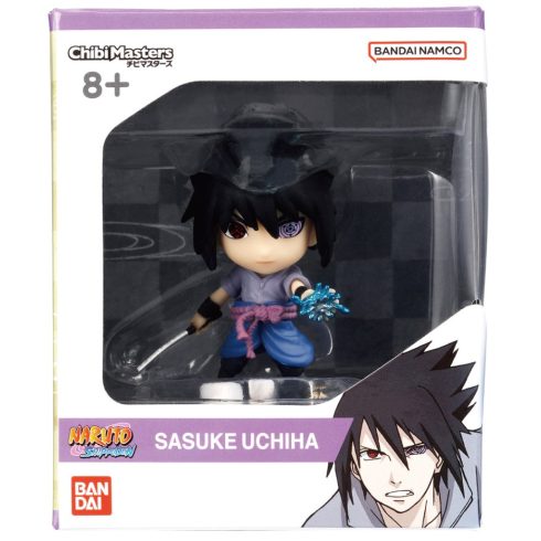 Bandai Chibi Masters Naruto - Uchiha Sasuke figura 8 cm