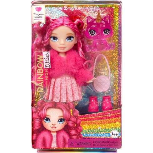 MGA Entertainment Rainbow High Littles - Magenta játékbaba 15cm