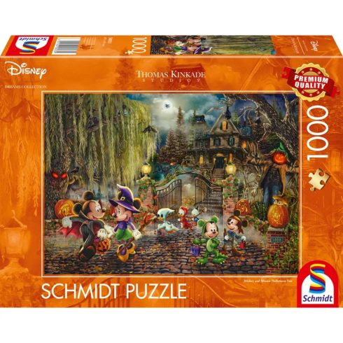 Schmidt Spiele Disney Dreams Collection - Mickey & Minnie Halloween-i buli 1000 darabos puzzle