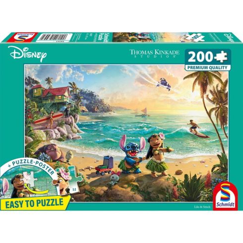 Schmidt Spiele Thomas Kinkade Studios Disney Lilo & Stitch 200 darabos puzzle