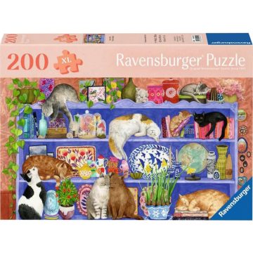 Ravensburger Macskák a polcon 200 darabos puzzle