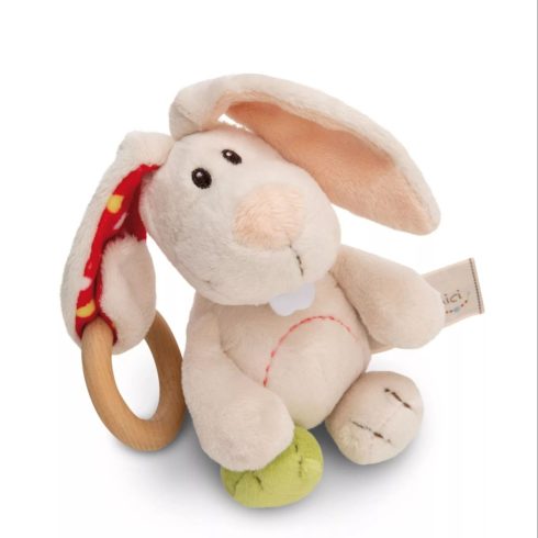 Nici My First Nici - Tilli a nyuszi babaplüss fa rágókával - 15 cm