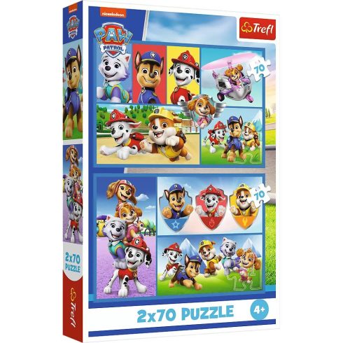 Trefl 2 x 70 darabos Mancs őrjárat kalandok puzzle